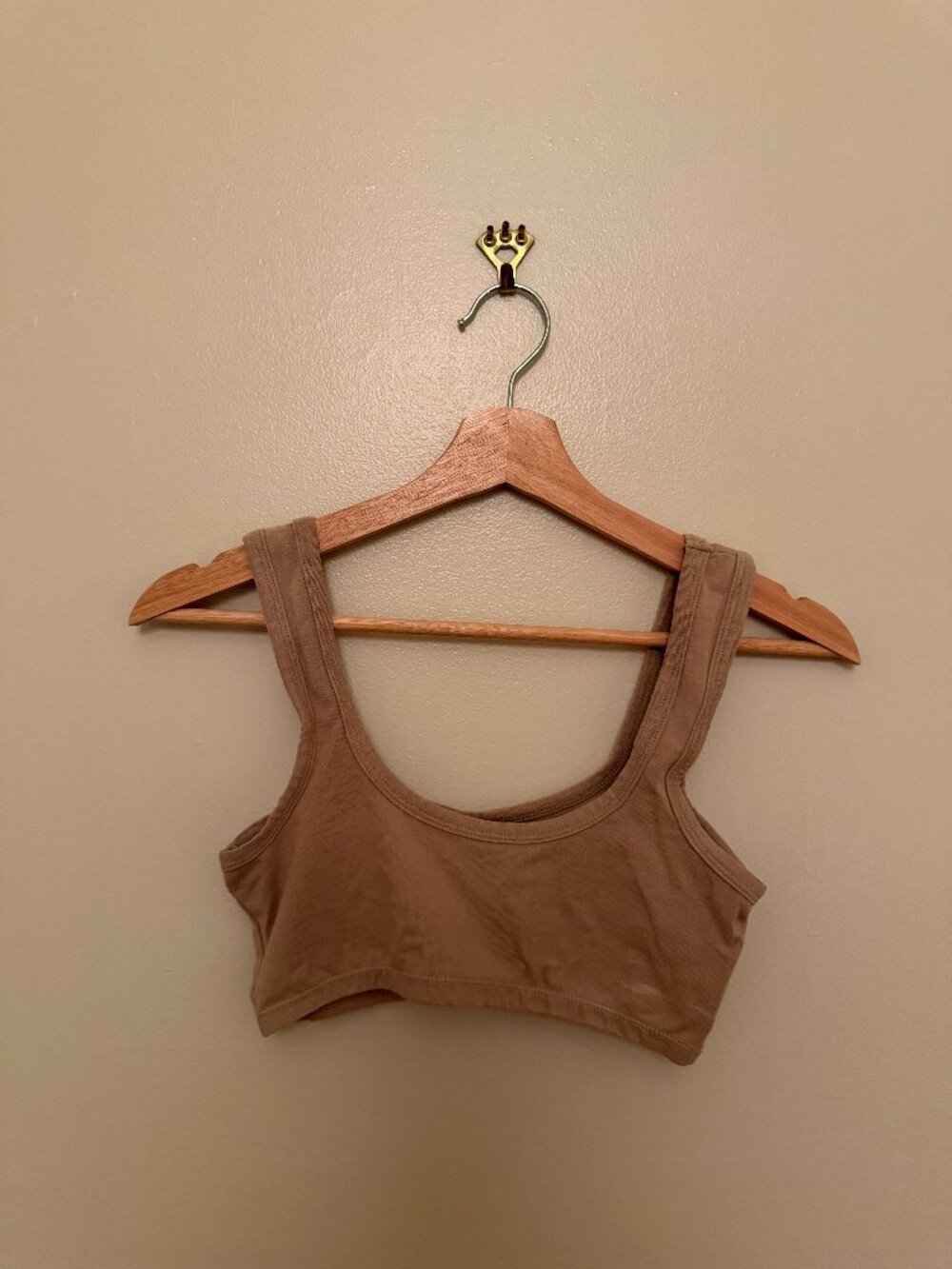 ARQ	Wide-Strap Bra	Taupe
